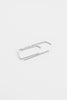 O.P Jewellery paperclip pendant crafted in recycled 925 silver with a clean 30 mm shape.