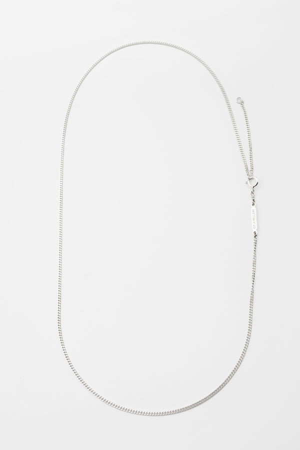 O.P Jewellery recycled 925 silver Curb Chain featuring a classic link design and branded tag detail.
