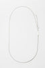 O.P Jewellery recycled 925 silver Curb Chain featuring a classic link design and branded tag detail.
