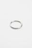 O.P Jewellery Wire Ring crafted in recycled 925 sterling silver presented on a plain background.