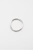 O.P Jewellery recycled 925 sterling silver Wire Ring shown on a plain background.