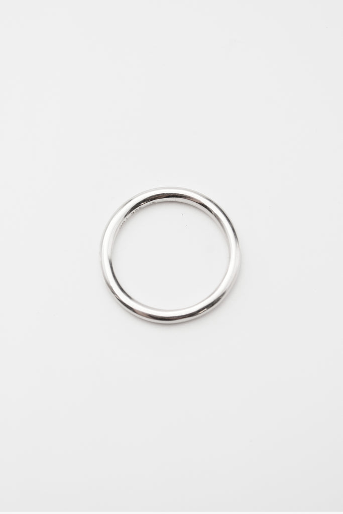 O.P Jewellery recycled 925 sterling silver Wire Ring shown on a plain background.