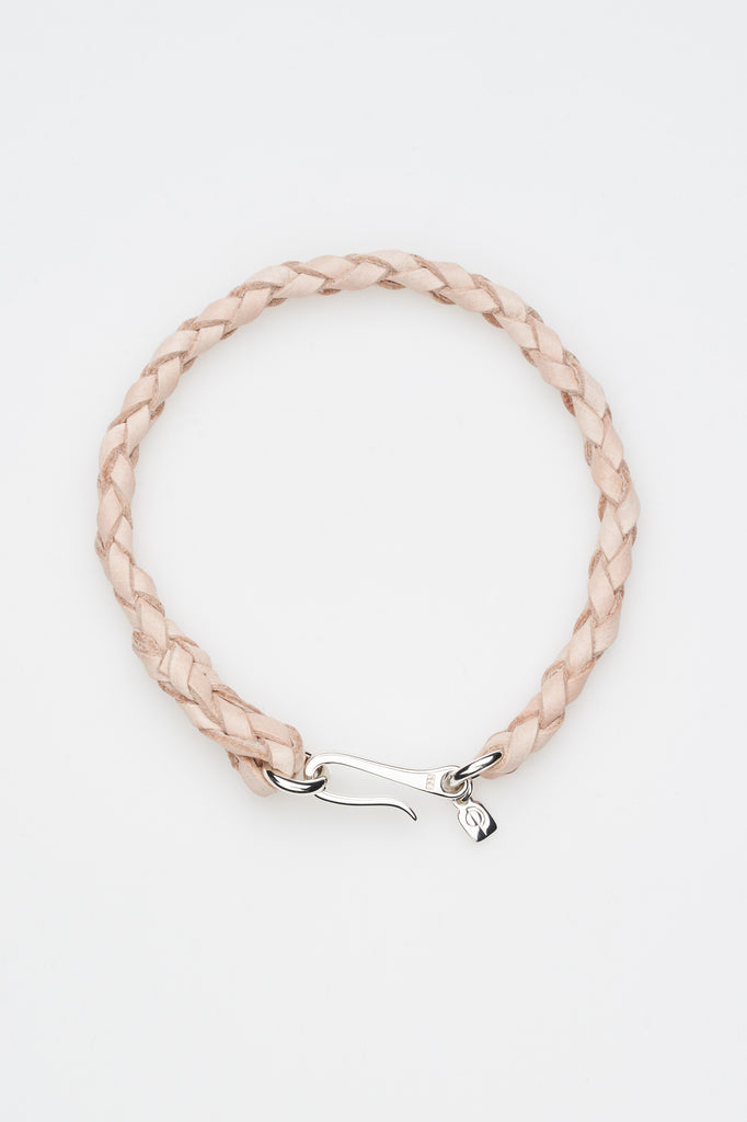 Natural Leather Braid Hook Bracelet– O.P Jewellery
